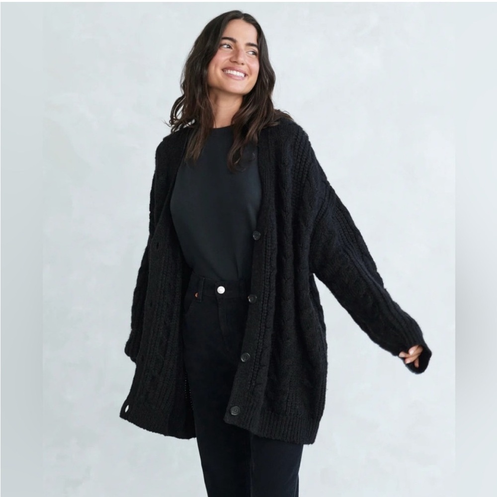 Jenni Kayne Cocoon Cardigan - Black